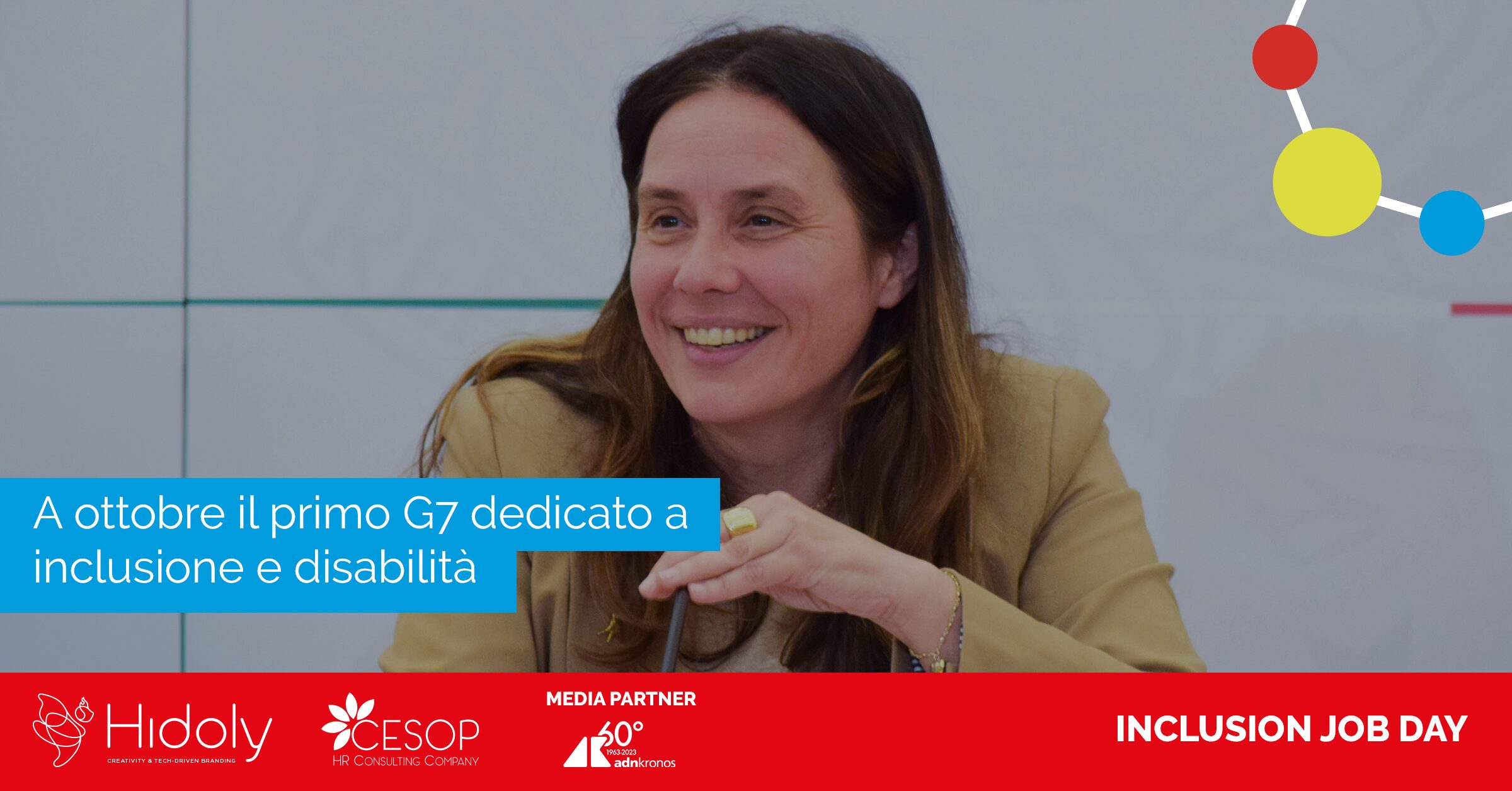 A ottobre il primo G7 dedicato a inclusione e disabilità